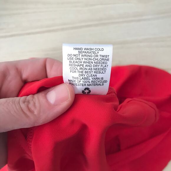 Olive Oak Top Womens Small Red Tank Blouse Ruffle Coquette‎ Romantic Feminine - Picture 9 of 9